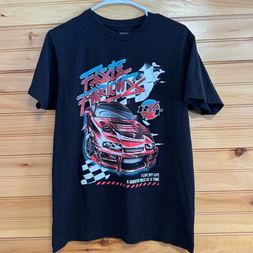 Black Fast and Furious Graphic T-Shirt Men’s Medium